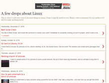 Tablet Screenshot of linuxdrops.blogspot.com