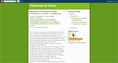 Desktop Screenshot of fisioterapiadacoluna.blogspot.com