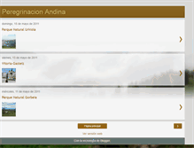 Tablet Screenshot of peregrinosandinos.blogspot.com