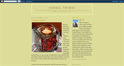 Desktop Screenshot of ambersherbalthymes.blogspot.com
