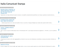 Tablet Screenshot of italia-comunicati.blogspot.com