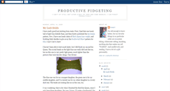 Desktop Screenshot of fidgeting.blogspot.com