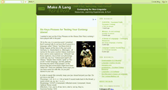 Desktop Screenshot of makealang.blogspot.com
