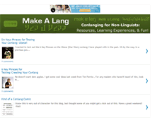 Tablet Screenshot of makealang.blogspot.com