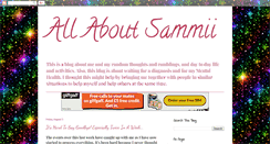 Desktop Screenshot of miss-sammii.blogspot.com