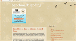 Desktop Screenshot of benchmarklendingemmanuel.blogspot.com