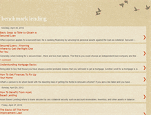 Tablet Screenshot of benchmarklendingemmanuel.blogspot.com