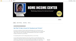 Desktop Screenshot of homeincomecenter.blogspot.com