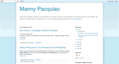 Desktop Screenshot of manny-pacquio.blogspot.com