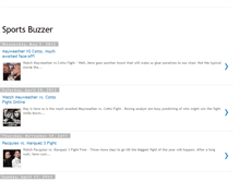 Tablet Screenshot of buzzersports.blogspot.com