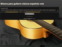 Tablet Screenshot of musicaparaguitarraclasica.blogspot.com