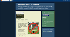 Desktop Screenshot of northeastpasadena.blogspot.com