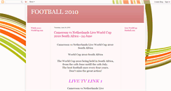 Desktop Screenshot of football2010-livesoccertv.blogspot.com