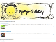 Tablet Screenshot of kpop-galaxy.blogspot.com