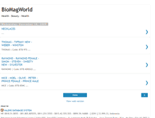 Tablet Screenshot of biomagworld1.blogspot.com