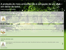 Tablet Screenshot of meioambiente-natureza.blogspot.com