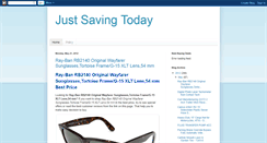 Desktop Screenshot of justsavingtoday.blogspot.com