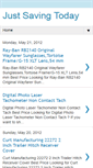 Mobile Screenshot of justsavingtoday.blogspot.com