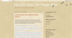 Desktop Screenshot of girlwithpurpleshirt.blogspot.com