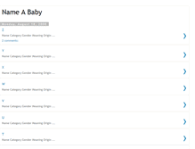 Tablet Screenshot of beauty-baby-names.blogspot.com
