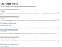 Tablet Screenshot of bloglosjuegosonline.blogspot.com