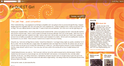 Desktop Screenshot of fitquestgirl.blogspot.com