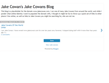 Tablet Screenshot of jakecowan.blogspot.com