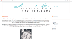 Desktop Screenshot of mirandareneephotography.blogspot.com