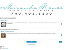 Tablet Screenshot of mirandareneephotography.blogspot.com