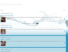 Tablet Screenshot of ajcomewhatmay.blogspot.com