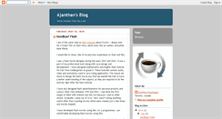 Desktop Screenshot of ajanthanr.blogspot.com