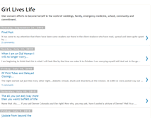 Tablet Screenshot of girlliveslife.blogspot.com