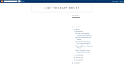 Desktop Screenshot of diet-therapy-books.blogspot.com