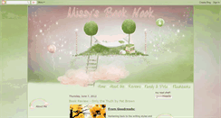 Desktop Screenshot of missysbooknook.blogspot.com