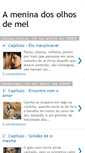 Mobile Screenshot of ameninadosolhosdemel.blogspot.com