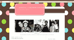 Desktop Screenshot of adding1sister.blogspot.com