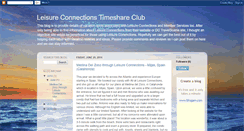 Desktop Screenshot of leisureconnections.blogspot.com