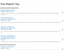 Tablet Screenshot of freediabetictips.blogspot.com