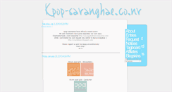 Desktop Screenshot of kpop-saranghae.blogspot.com