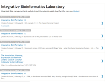 Tablet Screenshot of integrativebioinformatics.blogspot.com