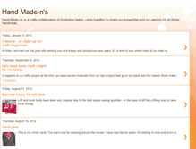 Tablet Screenshot of hand-madens.blogspot.com