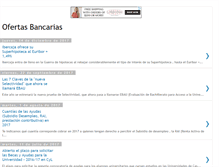 Tablet Screenshot of ofertas-bancarias.blogspot.com