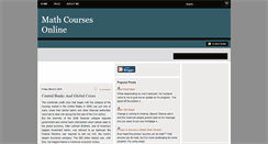 Desktop Screenshot of math-courses-online.blogspot.com