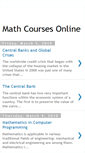 Mobile Screenshot of math-courses-online.blogspot.com