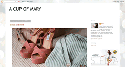 Desktop Screenshot of acupofmary.blogspot.com