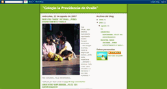 Desktop Screenshot of colegiolaprovidenciaovallina.blogspot.com