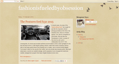 Desktop Screenshot of fashionisfueledbyobsession.blogspot.com