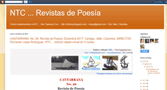 Desktop Screenshot of ntc-revistas-de-poesia.blogspot.com