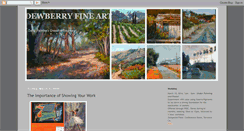 Desktop Screenshot of dewberryfineart.blogspot.com