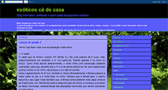 Desktop Screenshot of exoticoscadecasa.blogspot.com